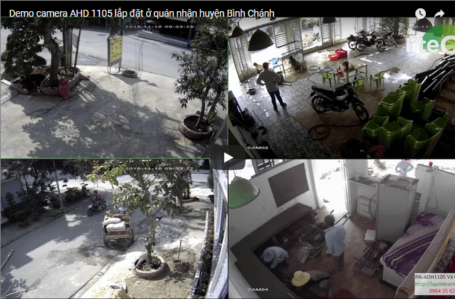 Demo Camera Ahd 1105 Lắp Đặt Ở Quán Nhận Huyện Bình Chánh-bình chanh