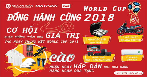 Vòng Quay World Cup 2018 Cùng Hikvision-KM-DongHanhWordcup