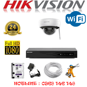 Lắp Đặt Trọn Bộ 1 Camera Wifi Hikvision 2.0Mp (Hik-211500)-HIK-211500