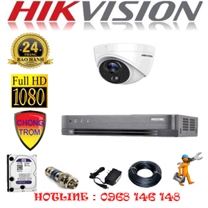 Lắp Đặt Trọn Bộ 1 Camera Hikvision 2.0Mp (Hik-211700)-HIK-211700