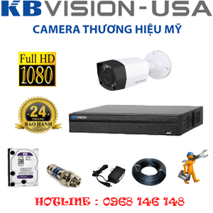 Lắp Đặt Trọn Bộ 1 Camera Kbvison 2.0Mp (Kb-211200)-KB-211200