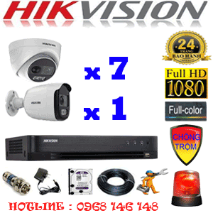 Lắp Đặt Trọn Bộ 8 Camera Kbvision 2.0Mp (Kb-2715116)-HIK-2731132