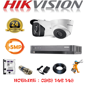 Lắp Đặt Trọn Bộ 2 Camera Hikvision 5.0Mp (Hik-5133134)-HIK-5133134