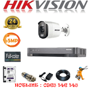 Lắp Đặt Trọn Bộ 1 Camera Hikvision 5.0Mp (Hik-513600)-HIK-513600