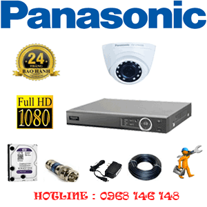 Lắp Đặt Trọn Bộ 1 Camera Panasonic 2.0Mp (Pan-21300)-PAN-21300