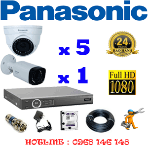 Lắp Đặt Trọn Bộ 6 Camera Panasonic 2.0Mp (Pan-25516)-PAN-25516