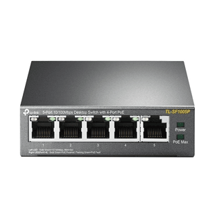 Switch 4 Port PoE TP-LINK TL-SF1005P-TP-LINK-TL-SF1005P