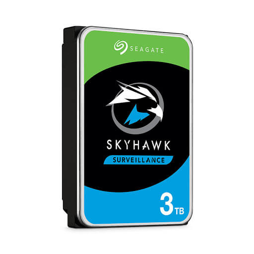 Ổ Cứng Hdd Seagate Skyhawk 3Tb 3.5″ Sata (St3000Vx009)-Ổ cứng HDD Camera Seagate Skyhawk 3TB SATA (ST3000VX009)