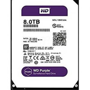 Ổ Cứng Hdd Western Digital Purple 8Tb 3.5″ Sata 3 – Wd80Purz-Ổ cứng HDD Camera WD Purple 8TB Sata3 5400rpm (WD80PURX)