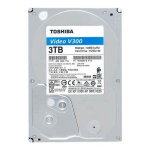Ổ Cứng Hdd Toshiba V300 3Tb 3.5″ Sata 3 – Hdwu130Uzsva-Ổ cứng HDD Toshiba V300 Video Streaming 3TB SATA 5940RPM 64MB (HDWU130UZSVA)