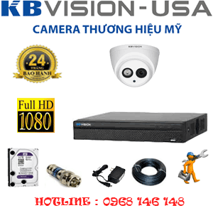 Lắp Đặt Trọn Bộ 1 Camera Kbvision 2.0Mp (Kb-212300)-KB-212300