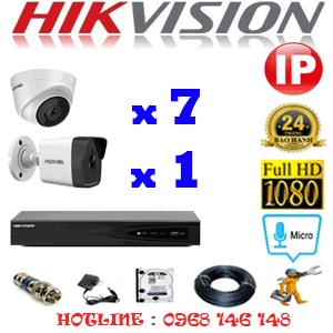 Lắp Đặt Trọn Bộ 8 Camera Ip Hikvision 2.0Mp (Hik-2749150)-HIK-2749150