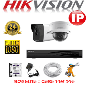 Lắp Đặt Trọn Bộ 2 Camera Ip Hikvision 2.0Mp (Hik-2155156)-HIK-2155156