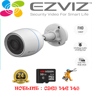 Lắp Đặt Trọn Gói Camera Wifi Ezviz 2.0Mp C3Tn-EZ-213