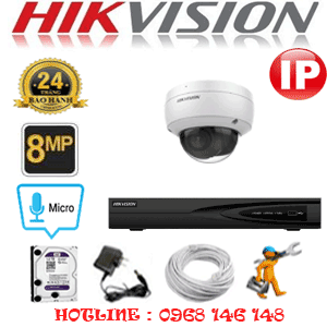 Lắp Đặt Trọn Bộ 1 Camera Ip Hikvision 8.0Mp (Hik-81700)-HIK-81700