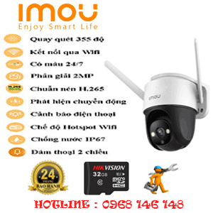 Lắp Đặt Trọn Gói Camera Wifi Imou 2.0Mp Ipc-S22Fp-IMOU-215