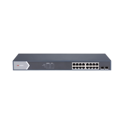 Switch poe 16 cổng hikvision DS-3E1518P-SI