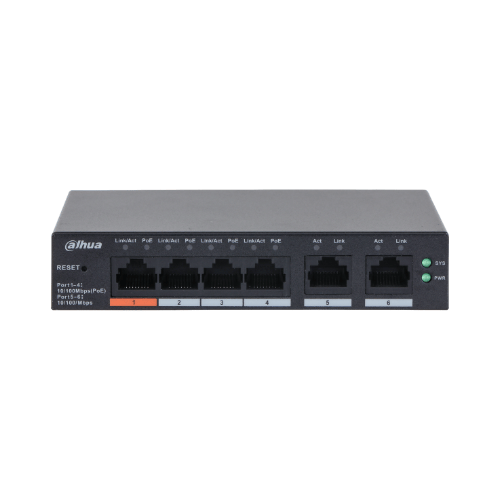 Switch poe 4 cổng dahua DH-CS4006-4ET2ET-60