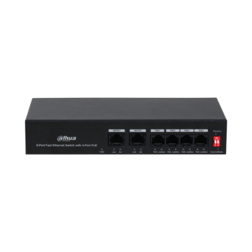 Switch poe 4 cổng dahua DH-PFS3006-4ET-36