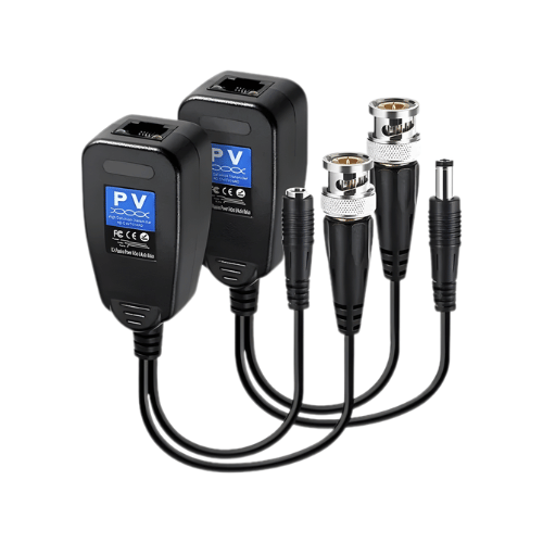 Bộ chuyển đổi tín hiệu camera qua cáp mạng balun rj45