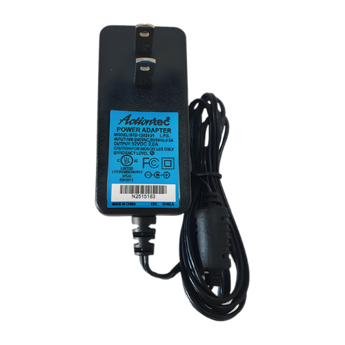 Nguồn adapter camera actiontec 12v-2a