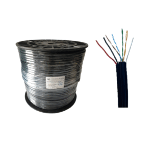 Cáp mạng liền nguồn cat5e vcom L525004