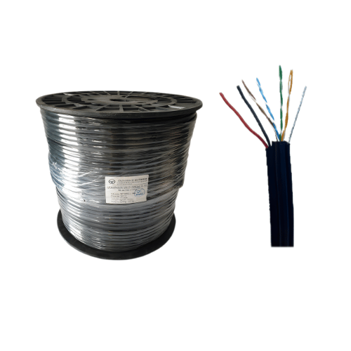 Cáp mạng liền nguồn cat5e vcom L525004