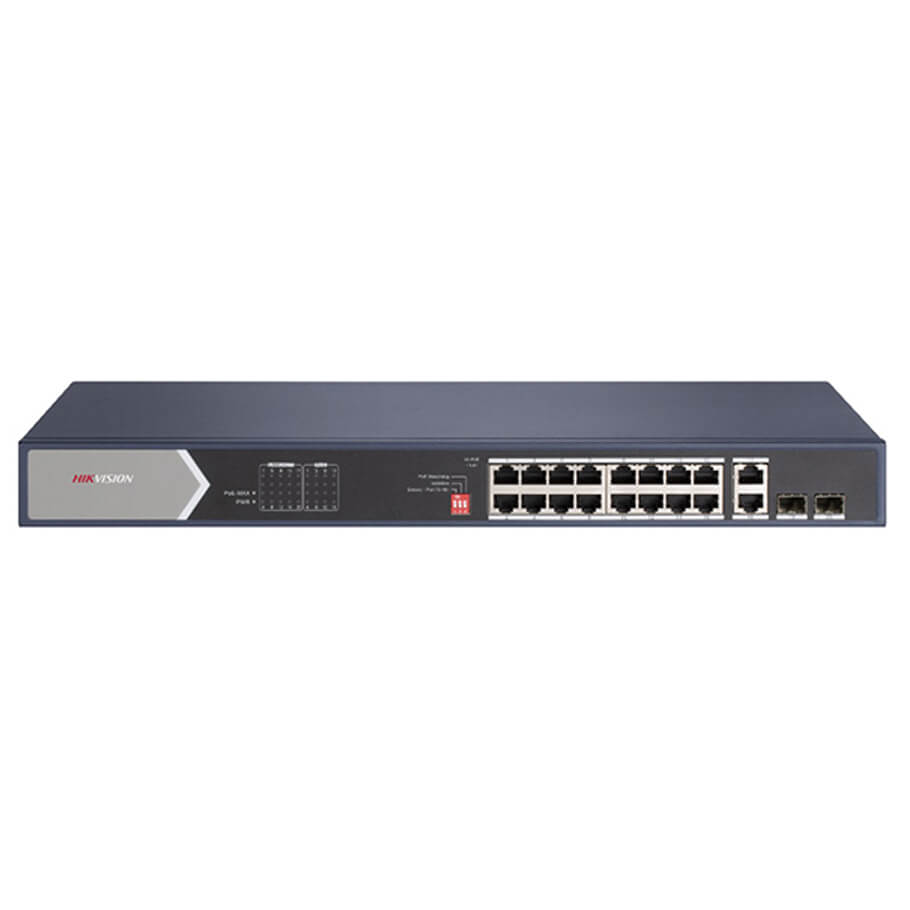 Switch poe 16 cổng hikvision DS-3E0520HP-E