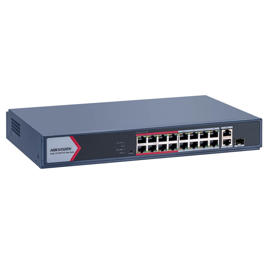 Switch poe 16 cổng hikvision DS-3SH918-NM