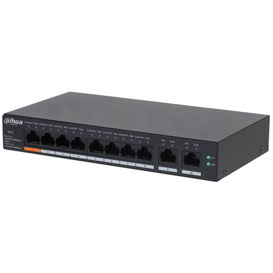 Switch poe 8 cổng dahua DH-CS4010-8GT-60 1 Switch poe 8 cổng dahua DH-CS4010-8GT-60