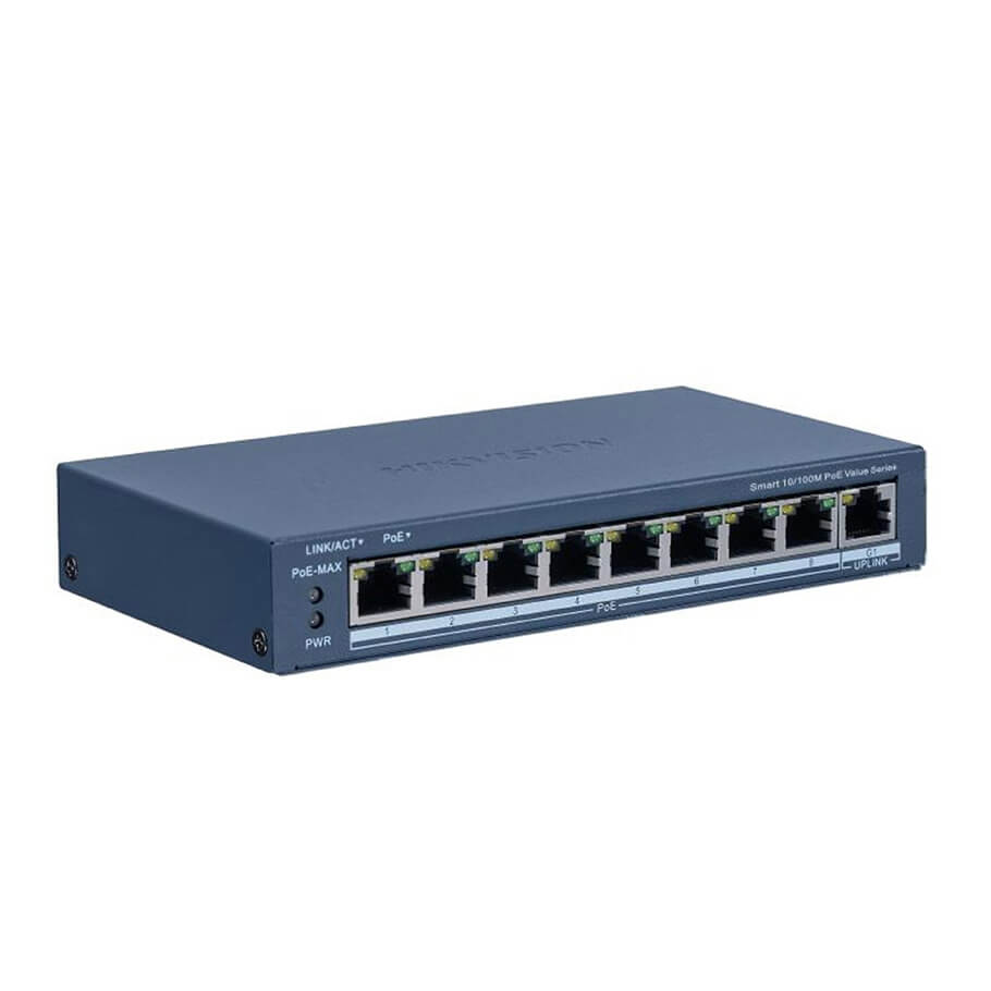 Switch poe 8 cổng hikvision DS-3E0409P-EI/M 1 Switch poe 8 cổng hikvision DS-3E0409P-EI/M