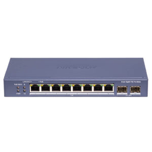 Switch poe 8 cổng hikvision DS-3E1510P-SI-8P2F