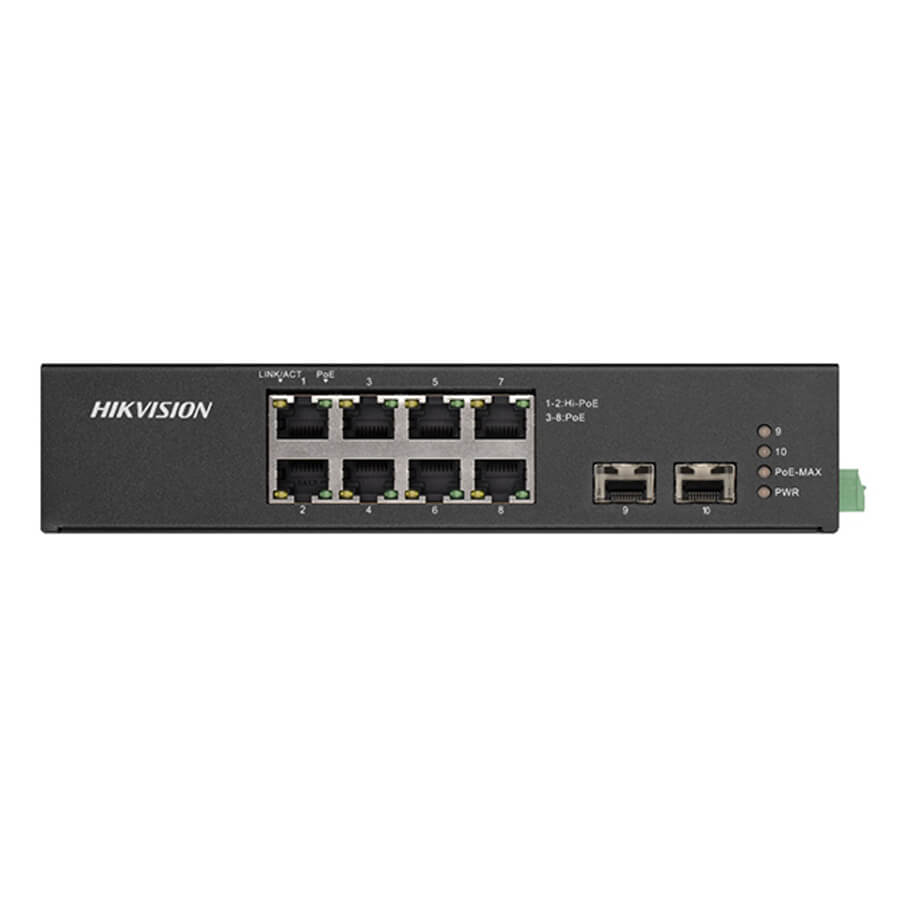Switch poe 8 cổng hikvision DS-3T0510HP-E/HS